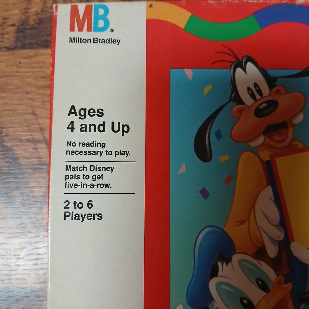 Disney Mickey's Bingo Game Stuff For Kids Milton Bradley Age 4+ All Pieces. VTG